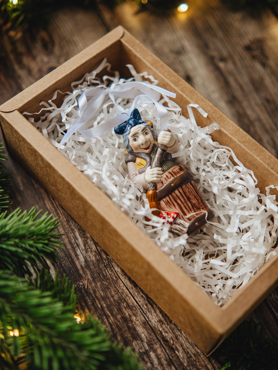 Ёлочная игрушка "Баба Яга"