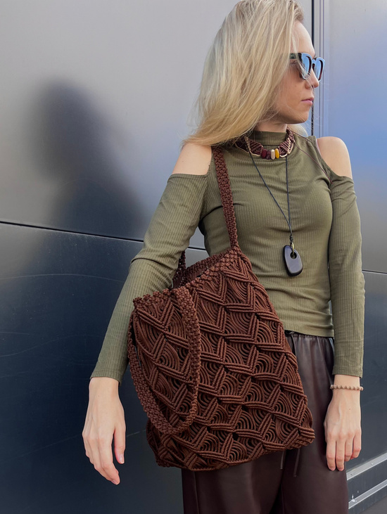 Плетеная макраме сумка “CAIRO BAG”