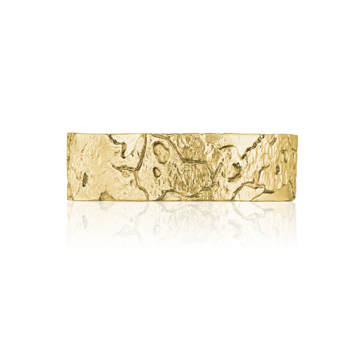 Серебряное кольцо с позолотой PLASTER GOLD