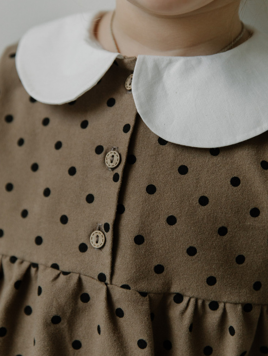 Платье в горошек