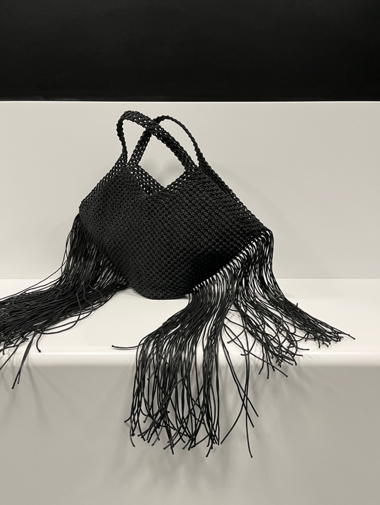Плетеная макраме сумка с бахромой  “OSLO BAG”