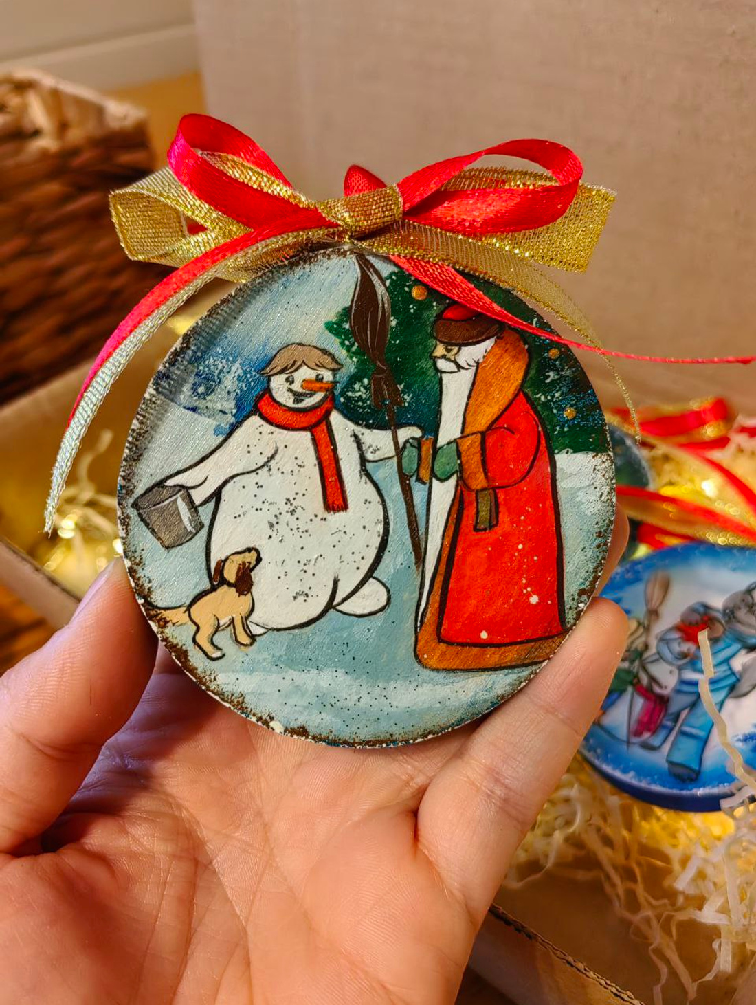 Новогодние игрушки "По мультфильмам" - фотография товара