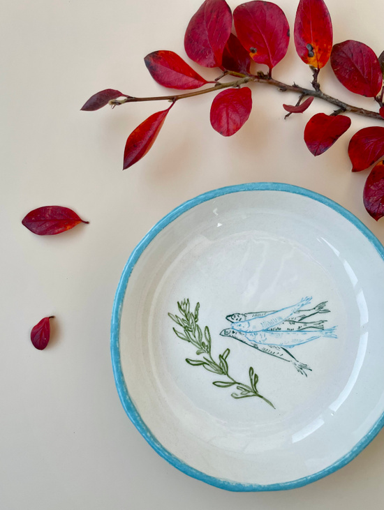 Тарелка «Веточка розмарина»