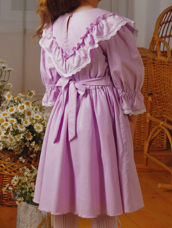 Платье для девочки "Сиреневая нежность"