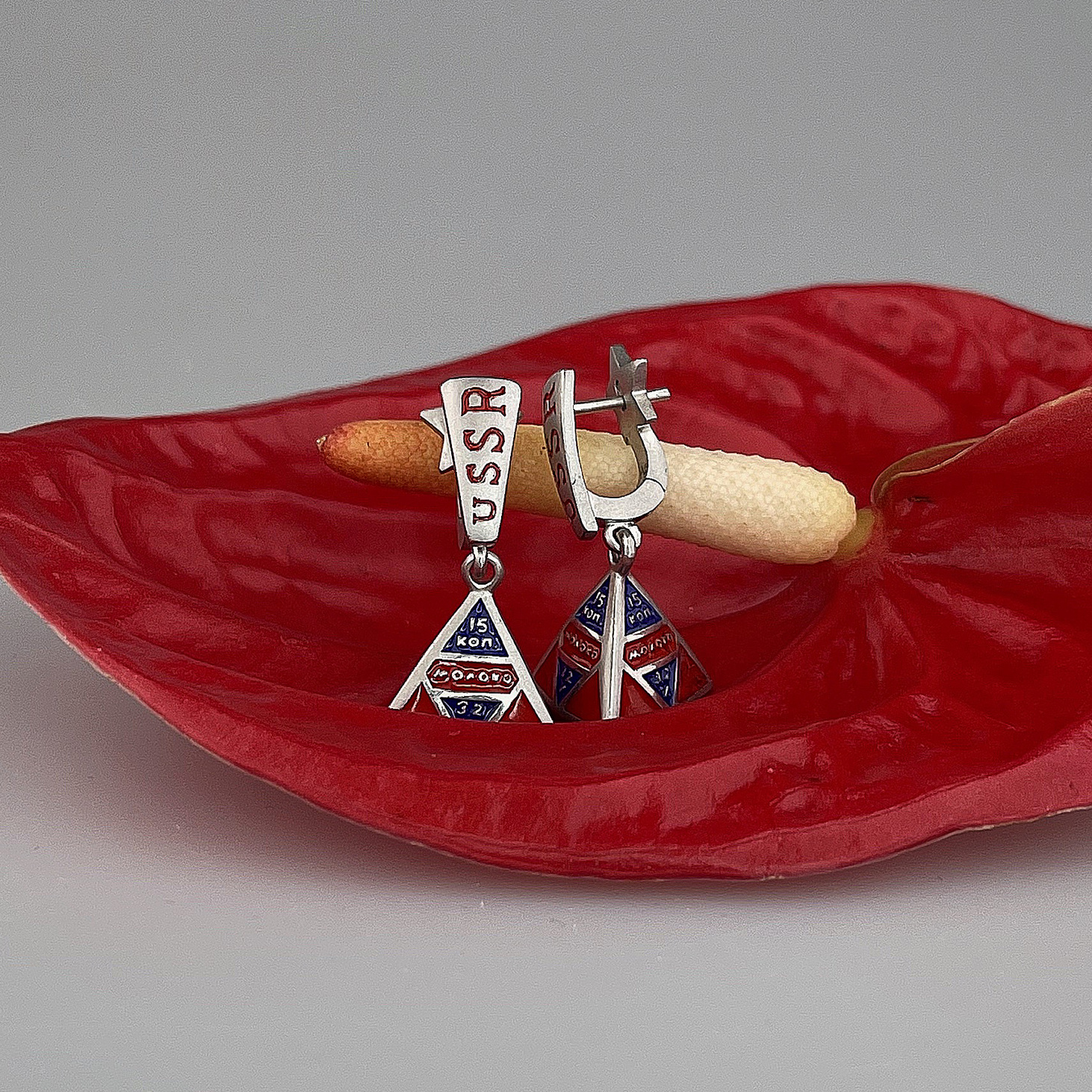 Серьги серебряные MOLOKO - фотография товара