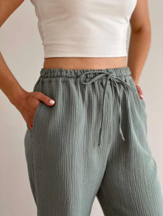 Брюки из муслина