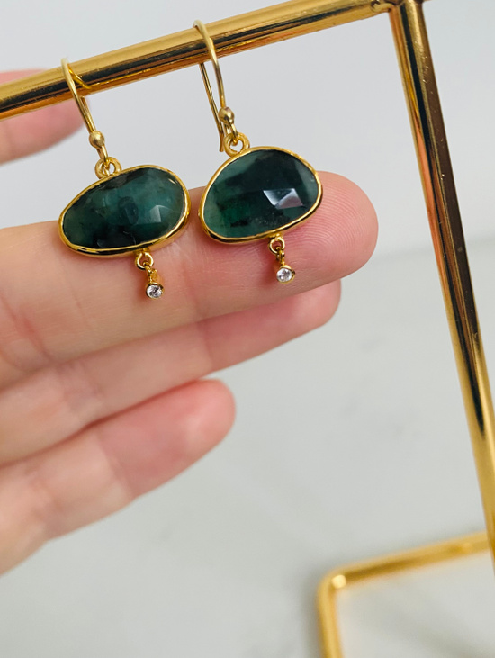 Серьги «Изумруды»