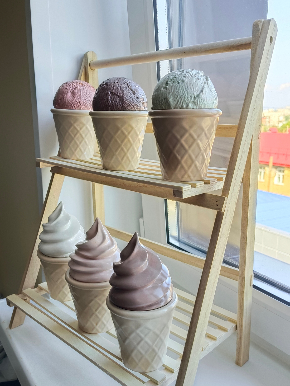 Аромасвеча "Мороженка" - фотография товара