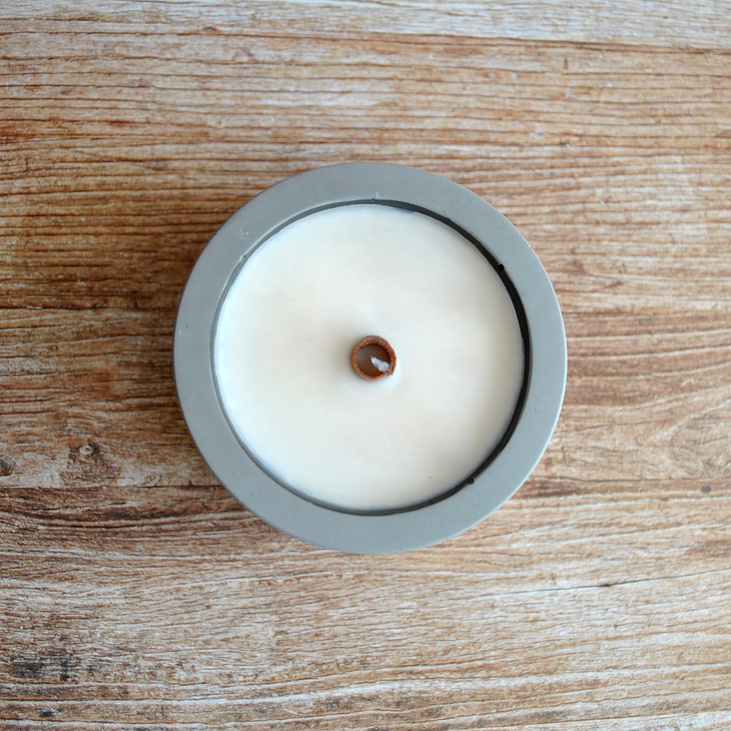 Свеча ароматическая "Лофт" имитация бетона