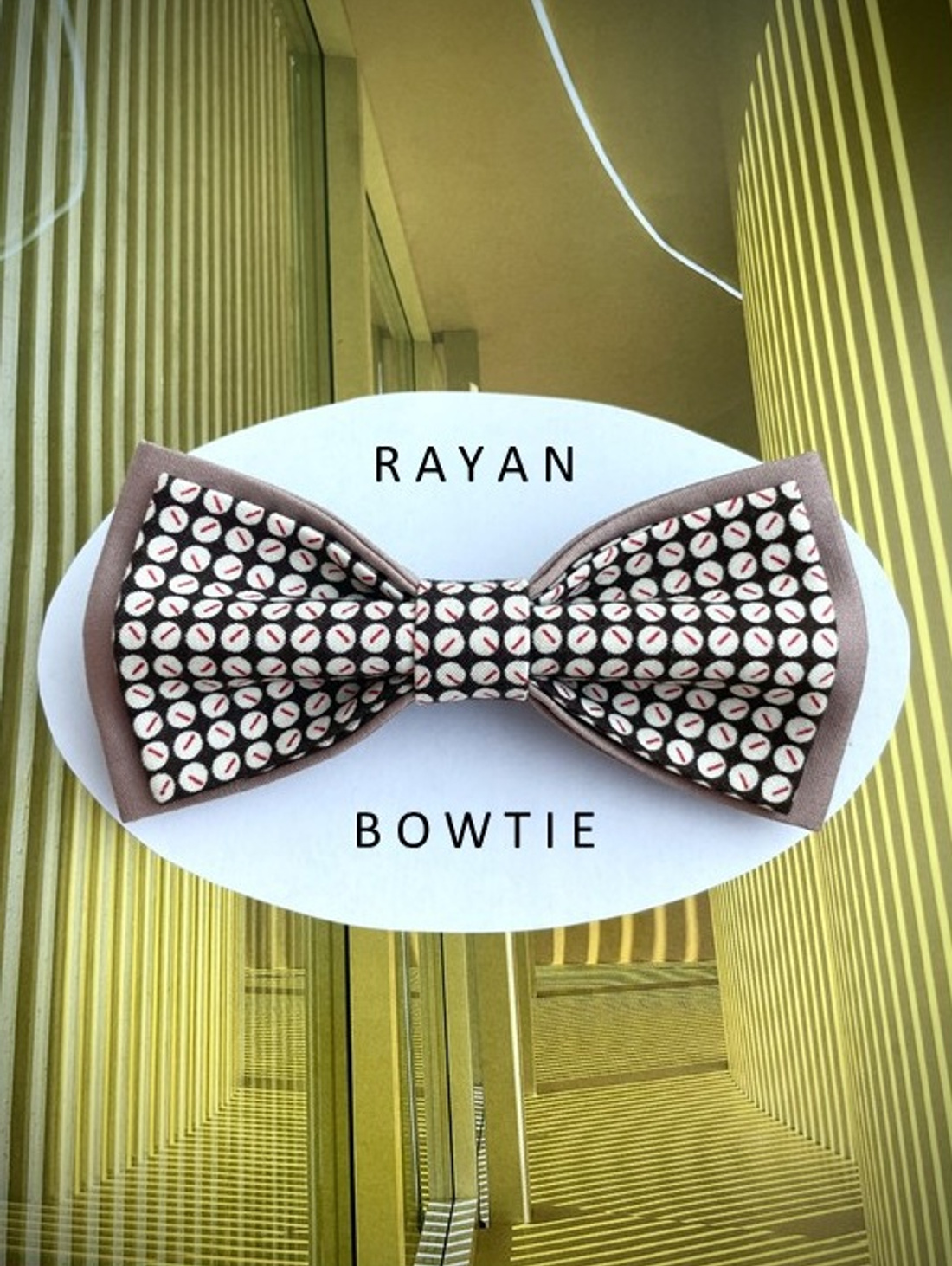 Галстук-бабочка RAYAN "Японский рис" - фотография товара