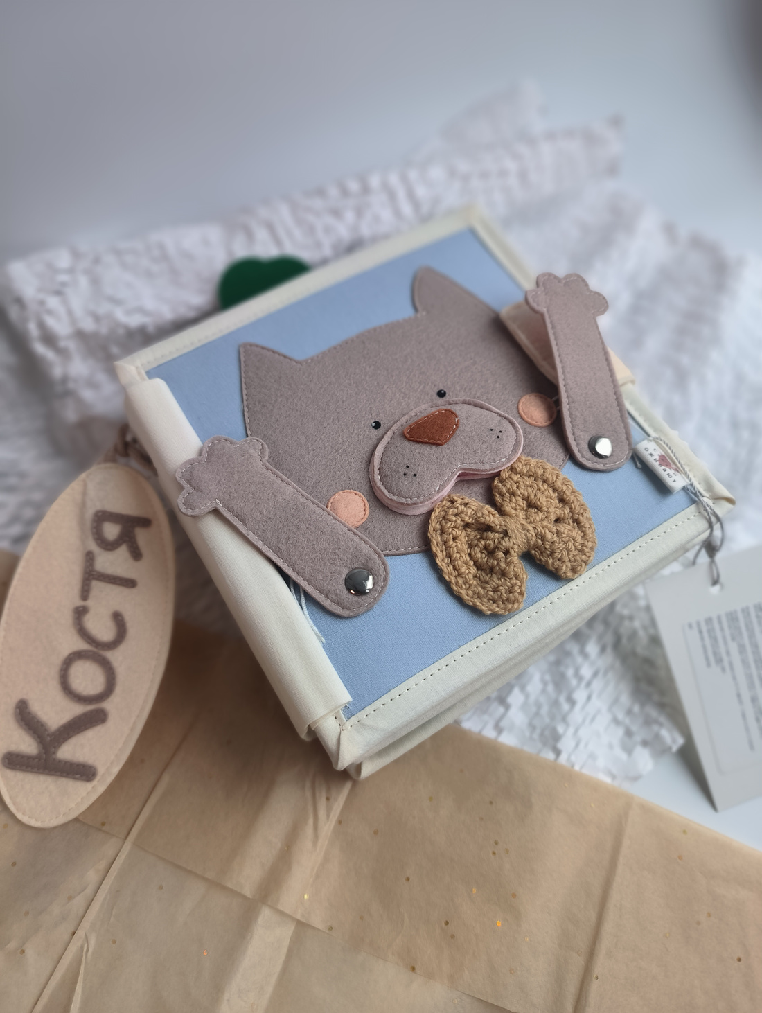 Книжка-игрушка Котик - фотография товара