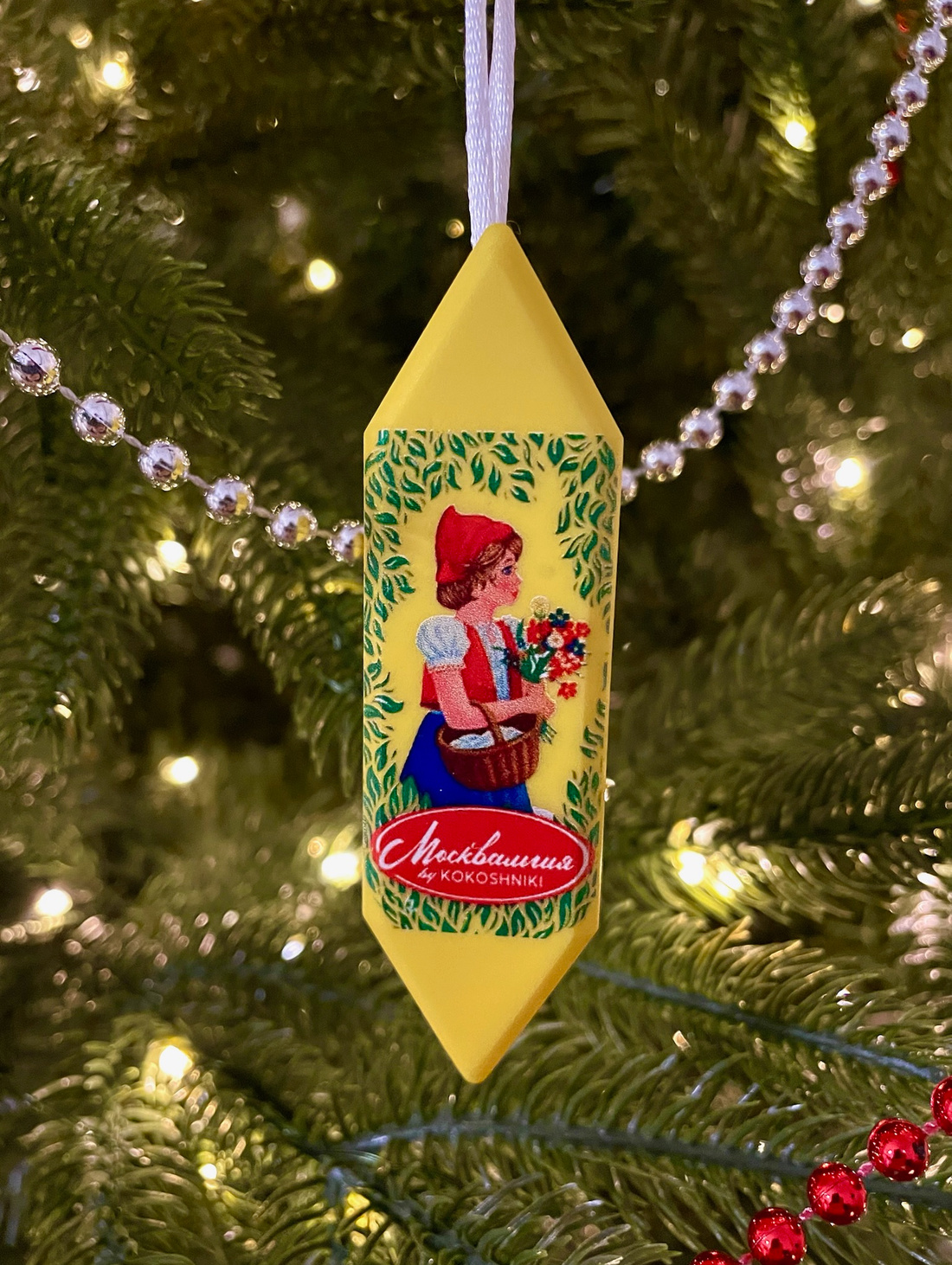 Елочная игрушка «Конфета “Красная Шапочка”» - фотография товара