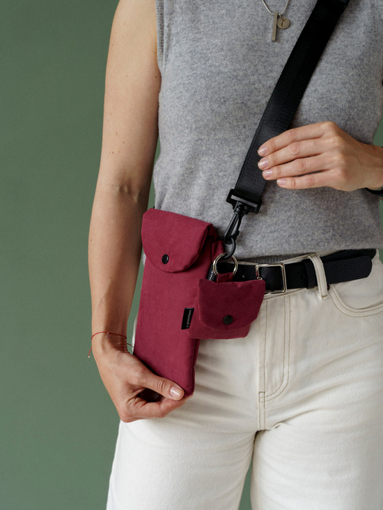 Кейс для AirPods (ключей, мелочей), сливовый