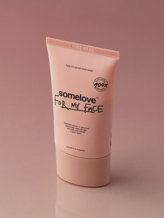 Маска для сияния кожи лица time to glow somelove, 50 мл