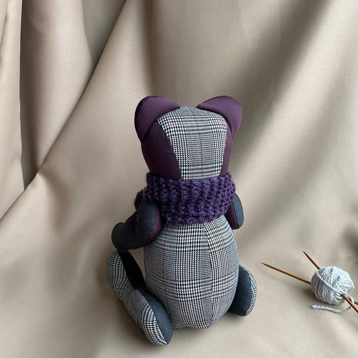 Медведь "Баклажан"