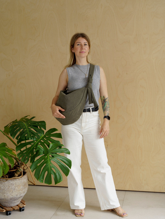 Сумка "Луна" LOKKI, самшитовый - фото товара