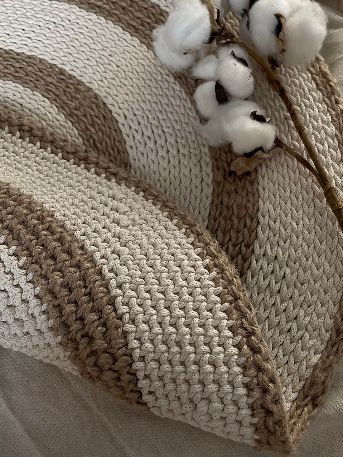 Коврик вязаный «Дух уюта» - фотография товара