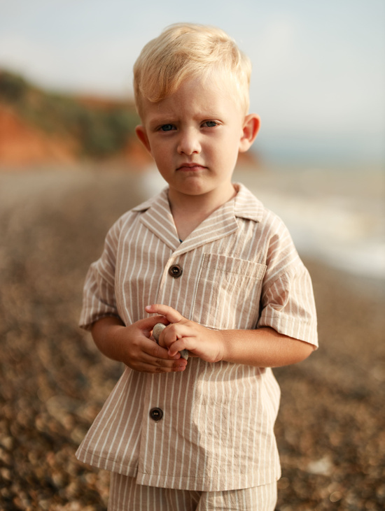 Костюм из варёного хлопка для мальчика