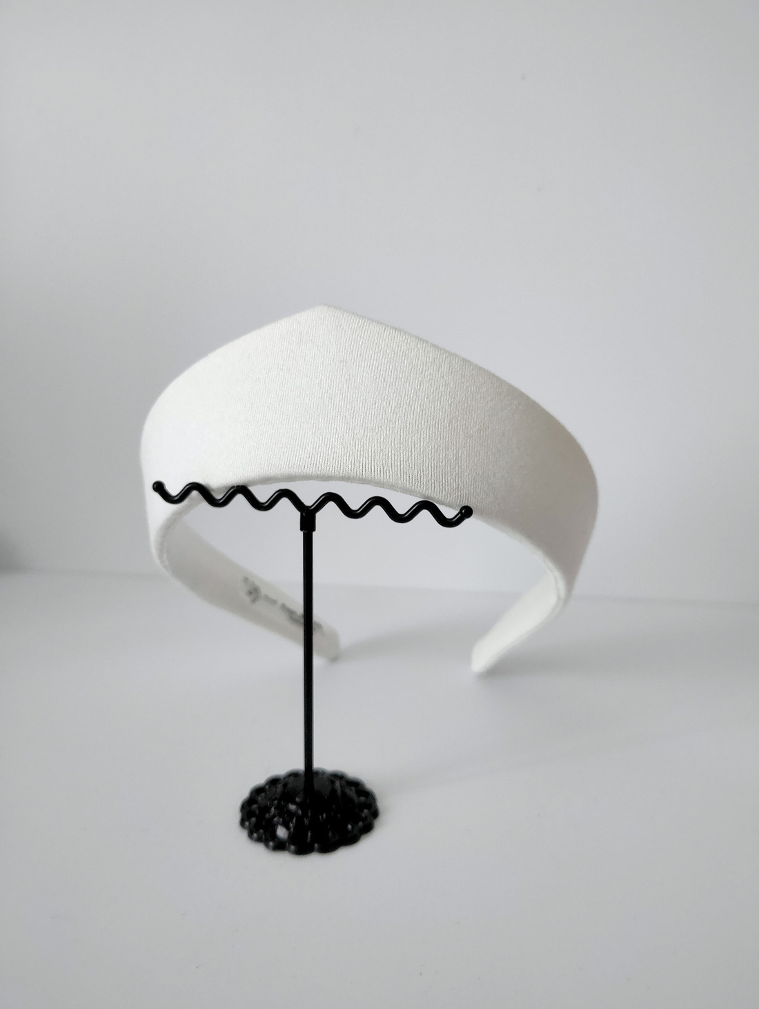 Ободок-кокошник "Белый" - фотография товара