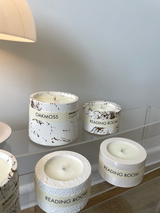Свеча GIPS «OAKMOSS» золото