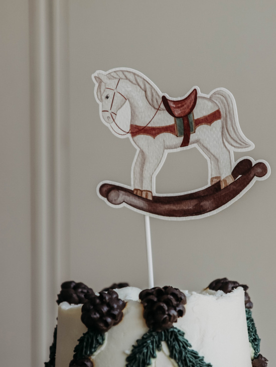 Бумажный топпер «Новогодняя коллекция» Качалка