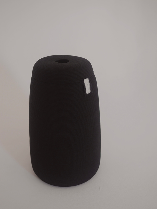 Большая корзина BLACK с крышкой