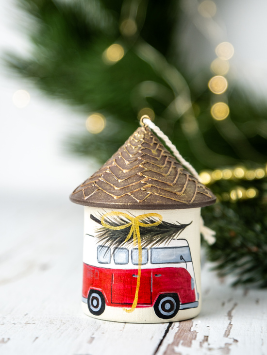 Ёлочная игрушка "Домик" большой