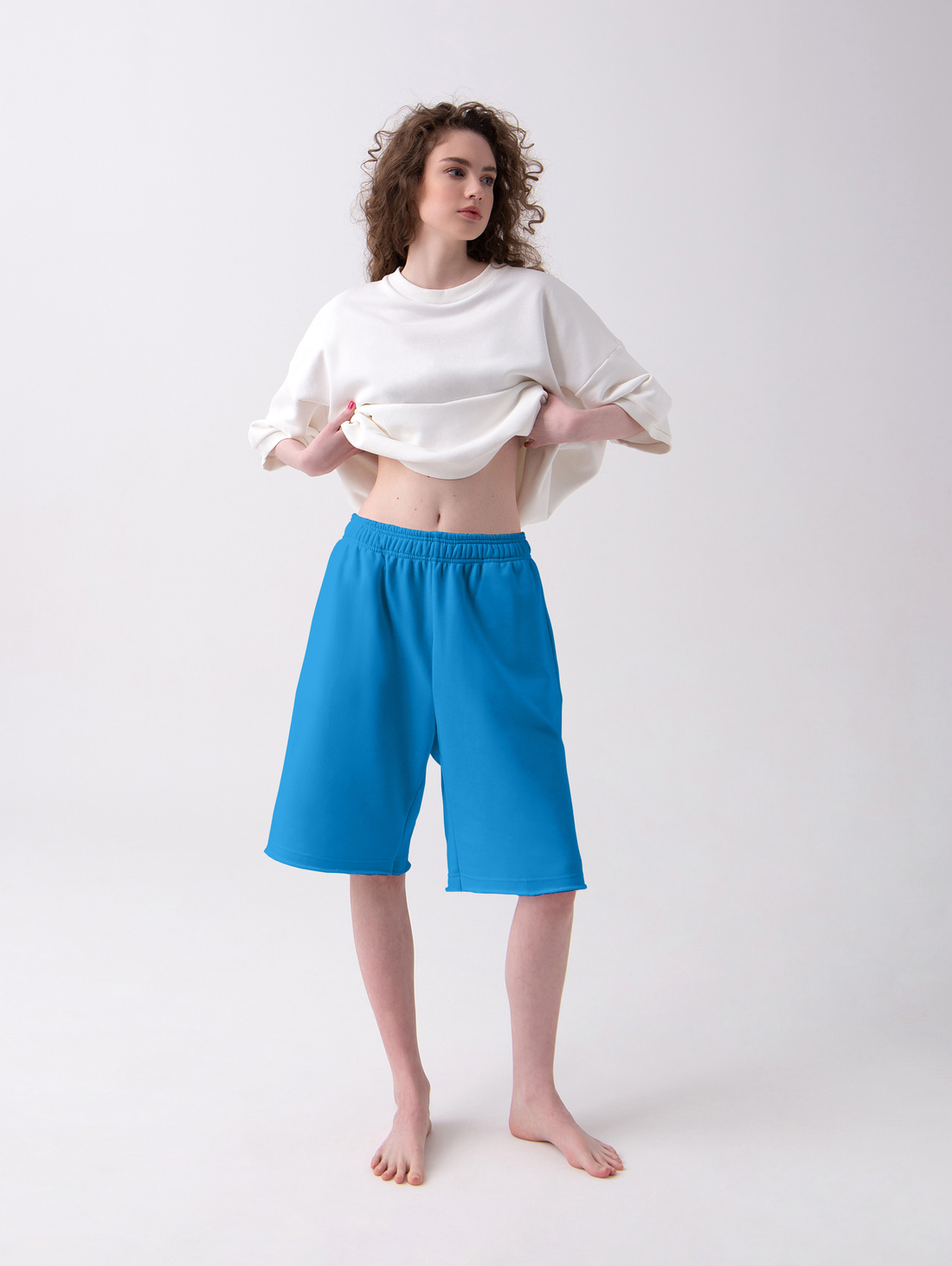 Шорты SHORTS FIRST BLUE - фотография товара