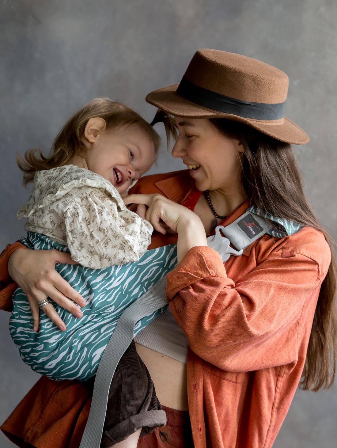 Мягкий хипсит "Бирюзовая зебра" - фотография товара