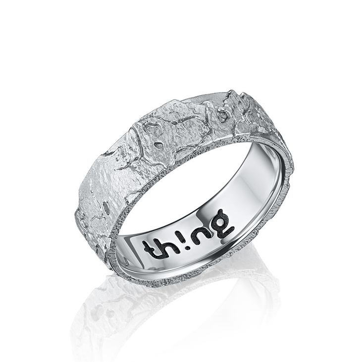 Серебряное кольцо PLASTER - фото товара