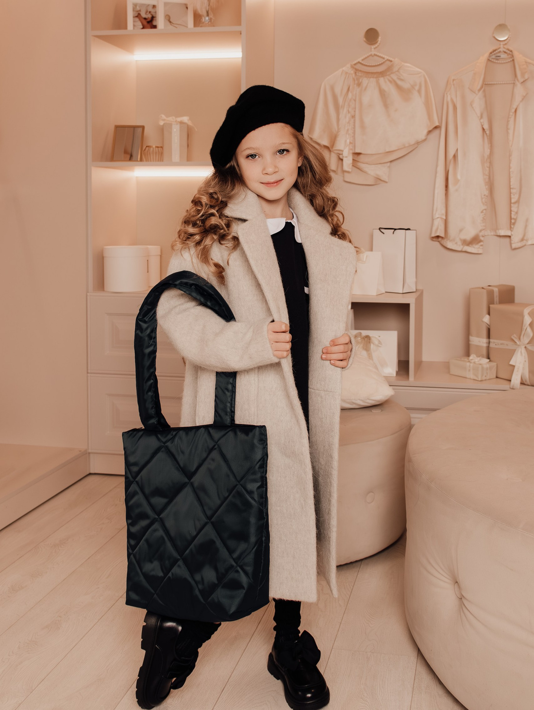 Сумка женская, черная - фотография товара