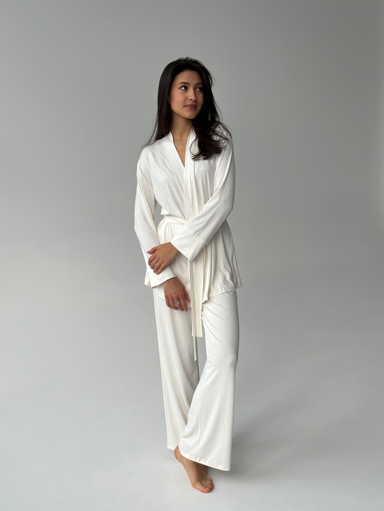 Костюм Viscose Elegance Молочный - фото товара