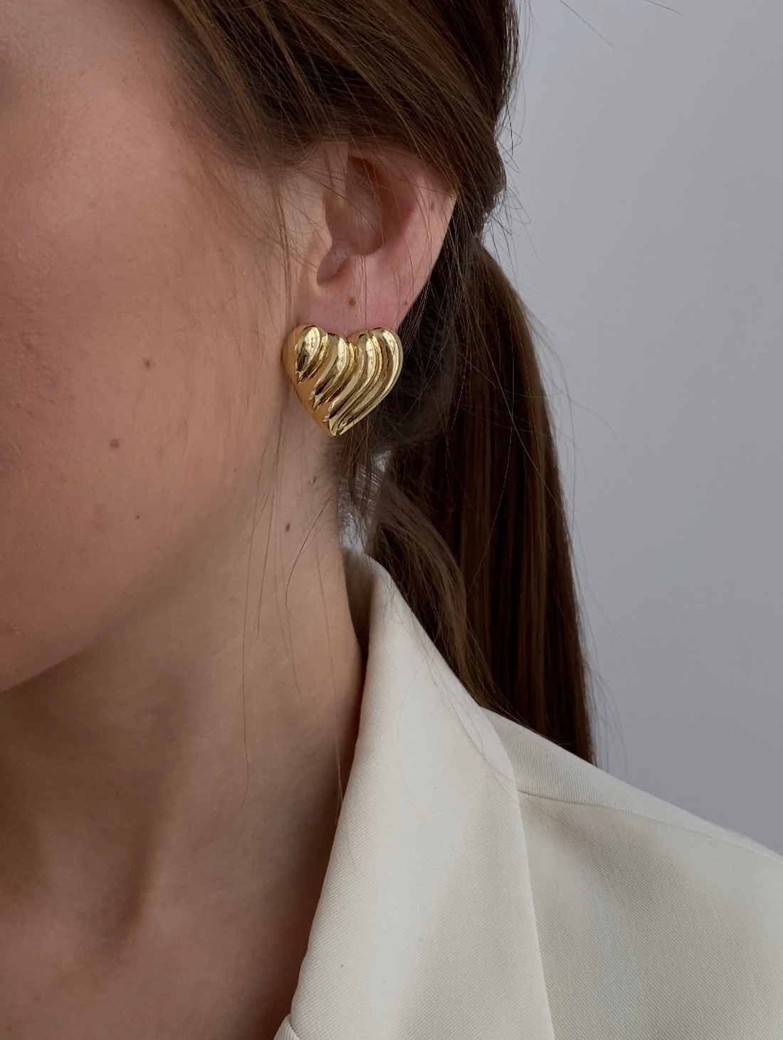 Серьги "Сердца" - фотография товара