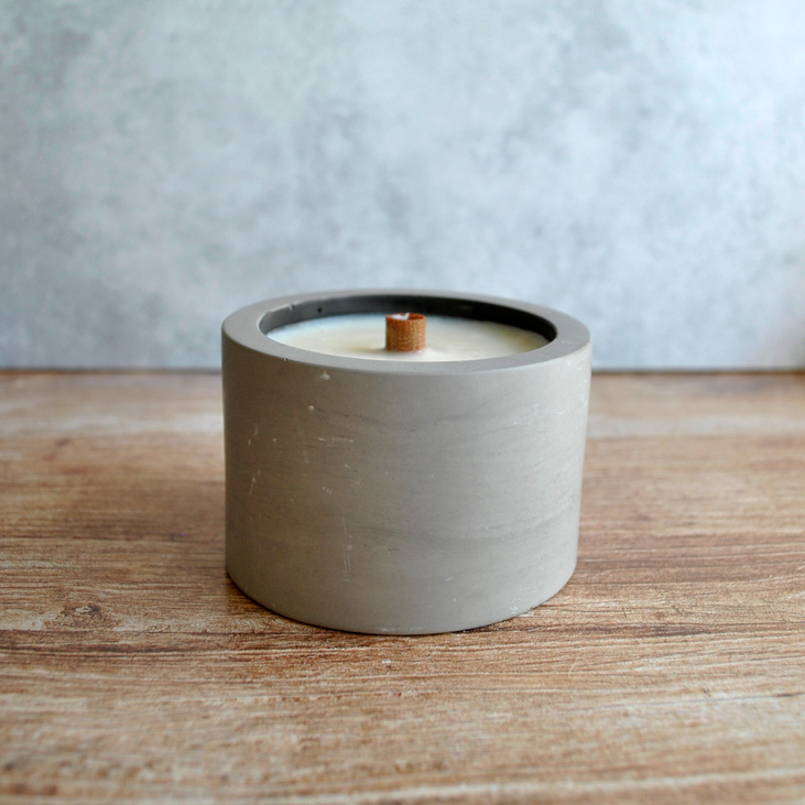 Свеча ароматическая "Лофт" имитация бетона