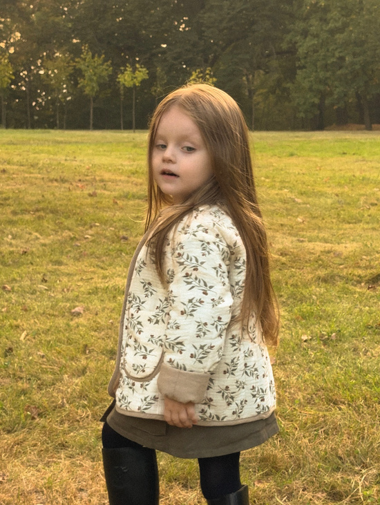 Фуфайка стеганая из хлопка и муслина