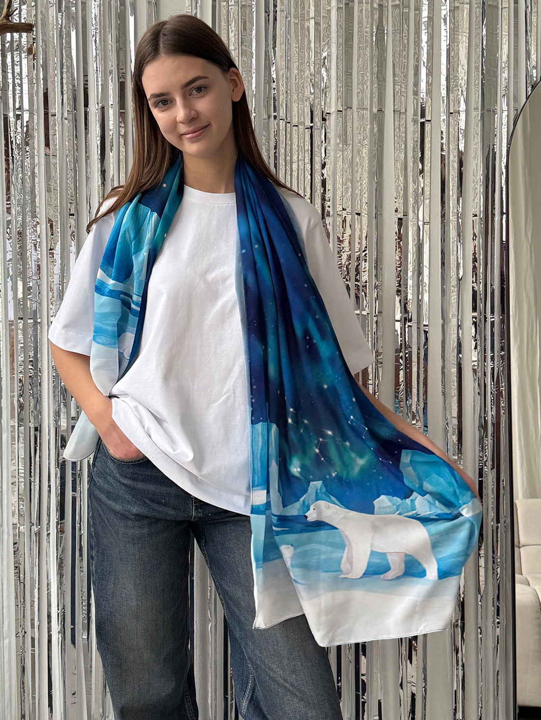 Шарф "Медведица" - фотография товара