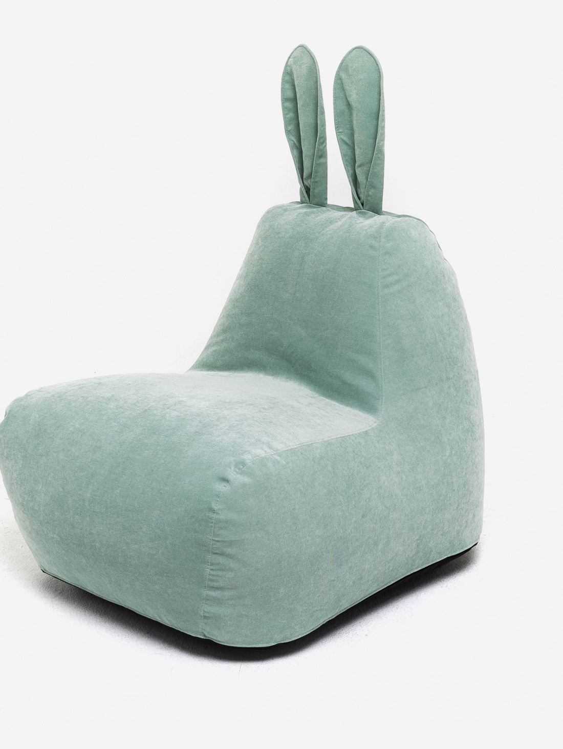 Пуф "Заяц" Big в велюре цвет мятный - фотография товара