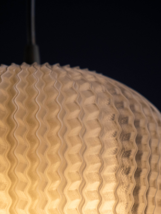 Подвесной светильник Арахис Mana Fabric X Splice Arch прозрачный