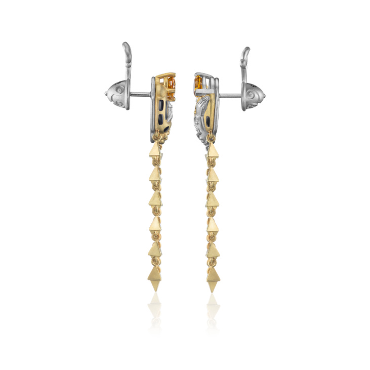 Парные длинные серьги KLIMT CHANDELIER