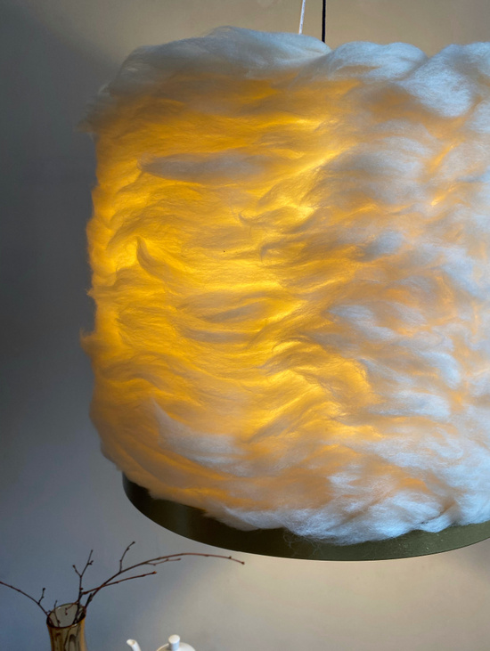 Светильник мягкий из шерсти мериноса