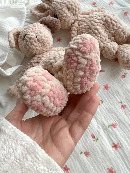 Игрушка Кролик бежевый