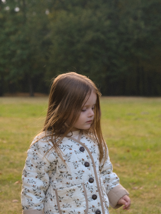 Фуфайка стеганая из хлопка и муслина