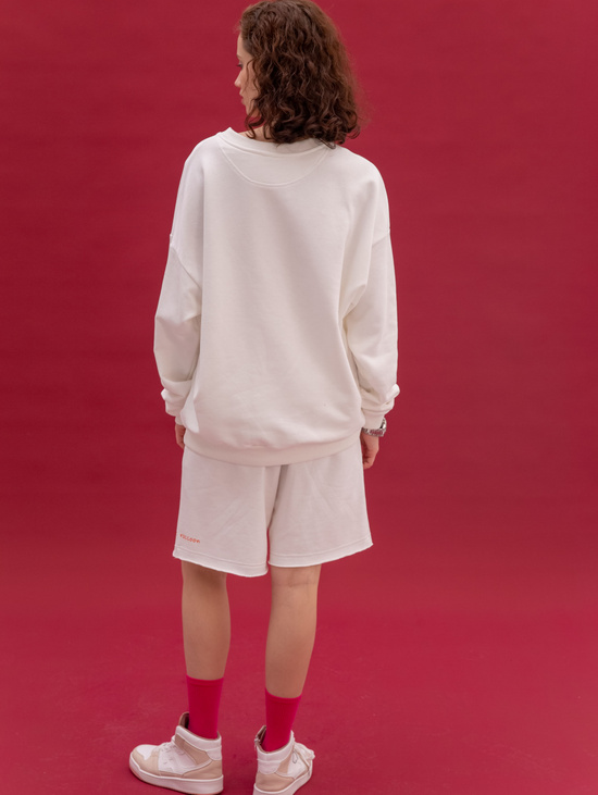 Свитшот SWEATSHIRT LONG SLEEVE RACCOON-ORANGE MILK