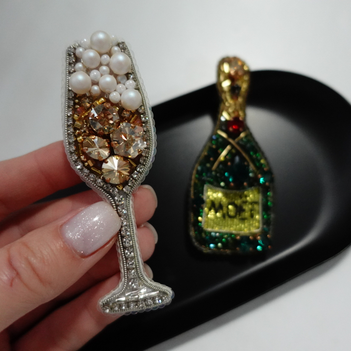 Комплект  брошей - фотография товара