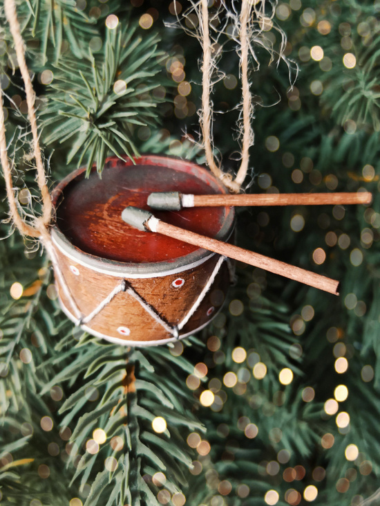 Елочная игрушка "Барабан"