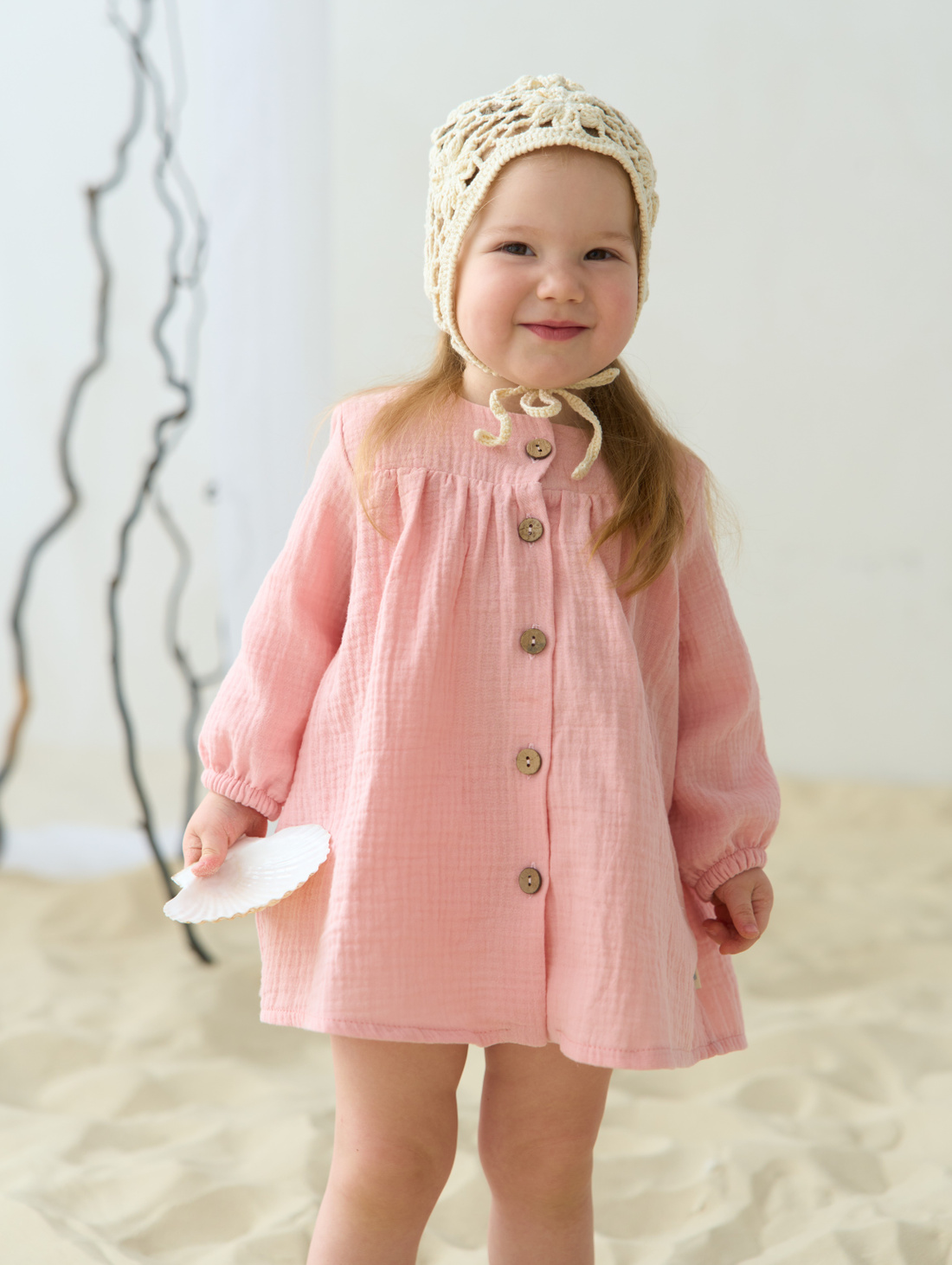 Платье и блумеры "Розовый закат" - фотография товара