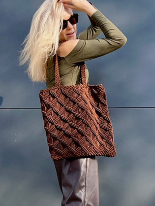 Плетеная макраме сумка “CAIRO BAG”