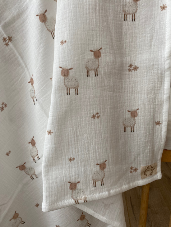 Муслиновая пеленка "Барашки"