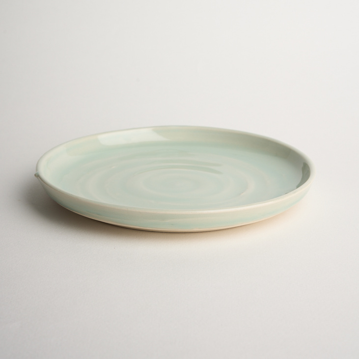 Тарелка Umami несовершенная, бирюзового цвета