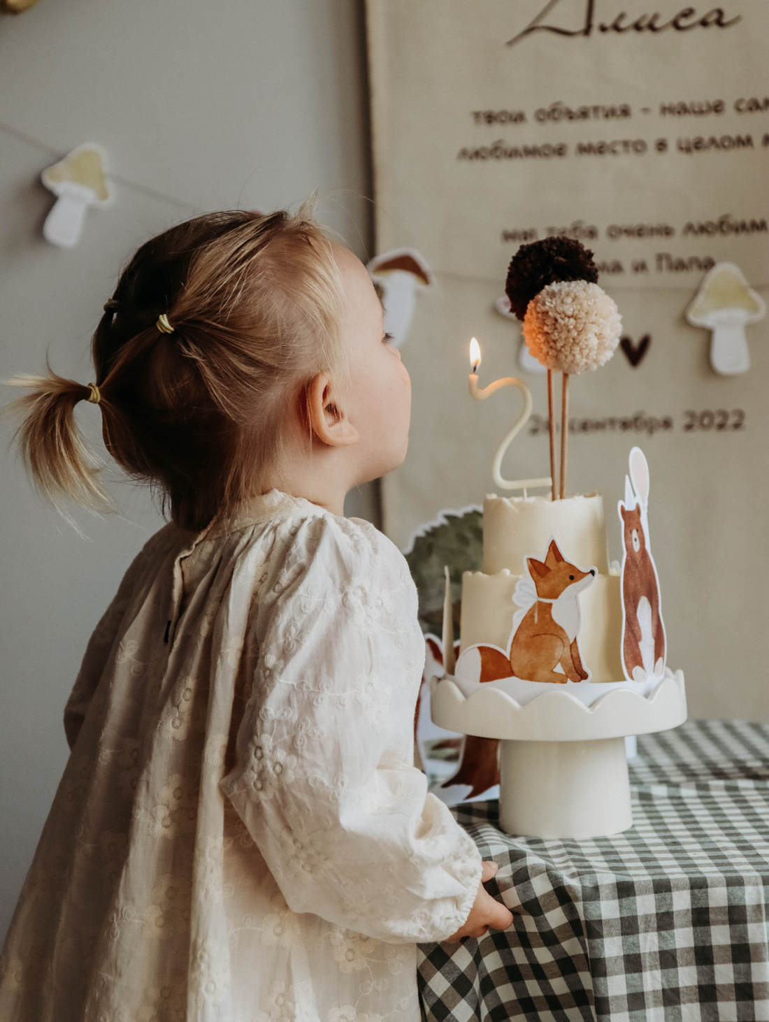 Бумажный декор для торта «Лесная сказка» - фотография товара